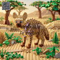 Aardwolf in Bricks – Lego-Style Wildlife Art